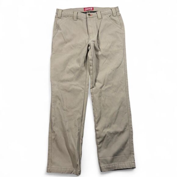Coleman Other - Coleman Pants Men 32x32 Khaki Cotton Work Utility Carpenter Straight Fit